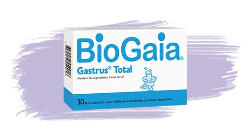 BioGaia Gastrus Total, étrend-kiegészítő rágótabletta